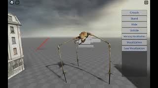 Playing Half Life Strider Testing in Roblox