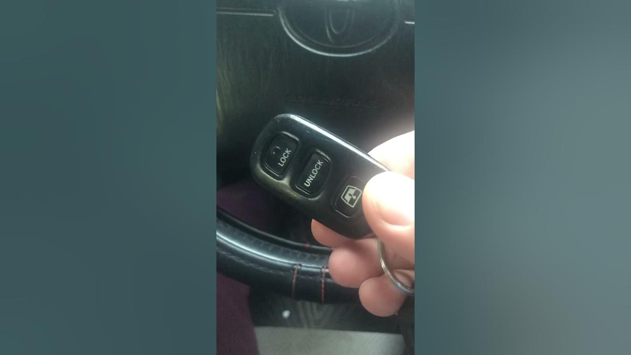 19992002 4Runner 3rd gen key fob programming with a failing door