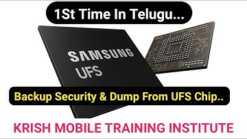 1ST TIME IN TELUGU | UFS CHIP SECURITY & DUMP BACKUP | #BESTMOBILETRAININGINSTITUTE|