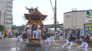 2025.10.04 堺市 小阪 だんじり【野々宮神社 宮入り】 令和七年十月四