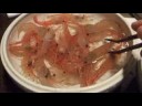 Eating Live Shrimps in Korea