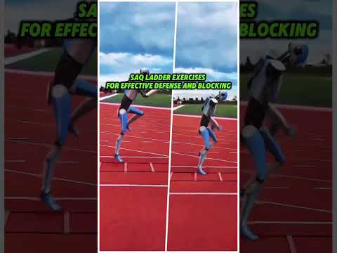 💥 SAQ Ladder Exercises for Effective Defense and Blocking #volleyball #speed #agility #workout #dig