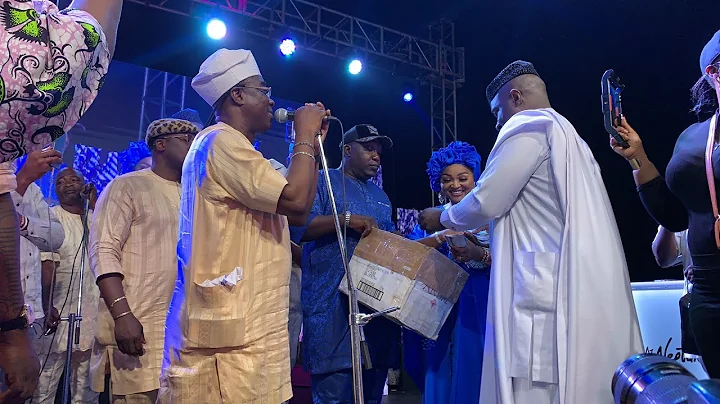 K1 DE ULTIMATE ON BAND STAND FOR FAITHIA WILLIAMS BALOGUN @50+1 BIRTHDAY PARTY