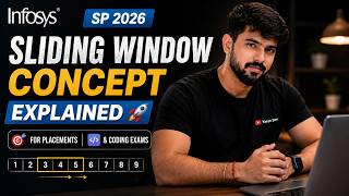 Infosys SP 2026 Hiring Coding Preparation - Sliding Window Concept and Code