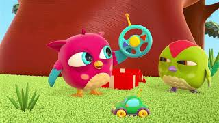 Hop Hop si Burung Hantu & Kendaraan Mainan | Kartun Bayi