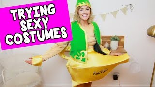 TRYING SEXY (MALE) HALLOWEEN COSTUMES // Grace Helbig