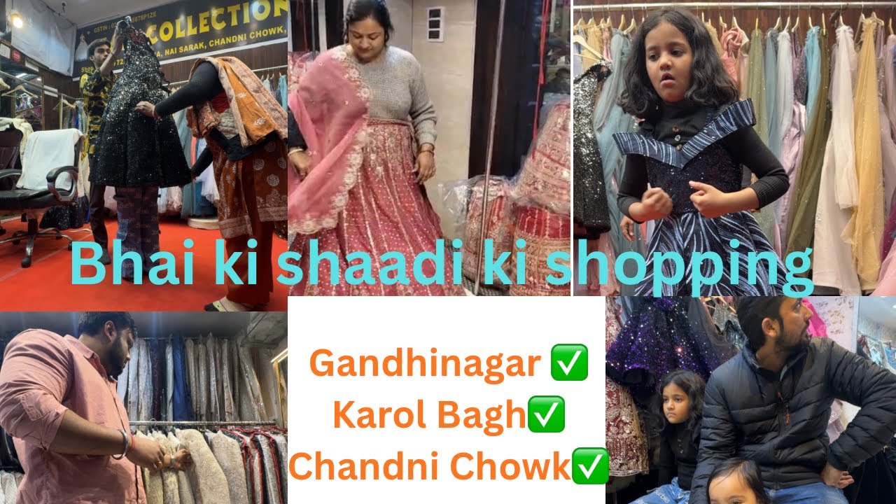 Brother Ki Shaadi Shopping 🛍️ | Full Family Comes Together | Delhi WeddingVlog 