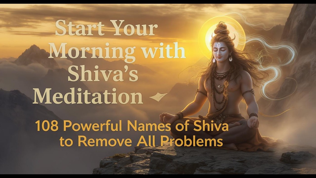 सुबह सुनें और मानसिक शांति पाएं|शिव के 108 नामों वाला शक्तिशाली स्तोत्र | हर हर महादेव#shiv #mahadev