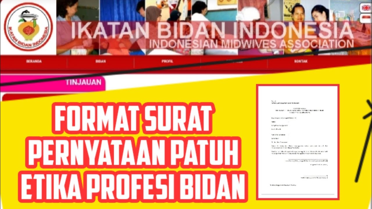Surat Pernyataan Patuh Etika Profesi Bidan II Resmi dari IBI - YouTube