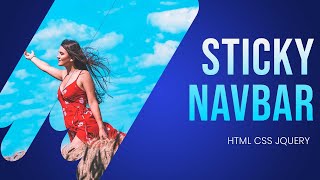 Sticky Navbar Hide on Scroll | Sticky Navbar tutorial