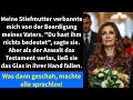 Meine Stiefmutter verbannte mich von der Beerdigung meines Vaters. "Du hast ihm nichts bedeutet",