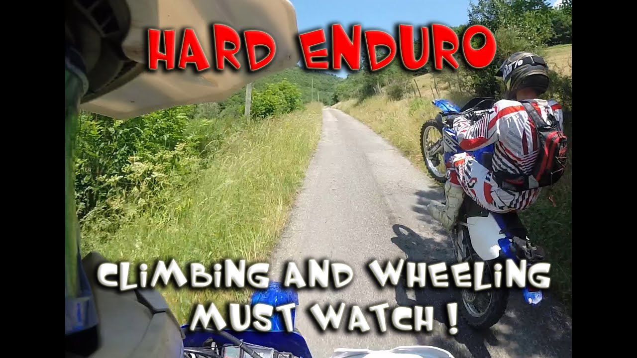 Enduro Rhone Hard climbing and funny ride motocross 2015