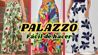Palazzo fácil y sencillo, no te quedes sin hacer el tuyo, en este video encontraras el patrón