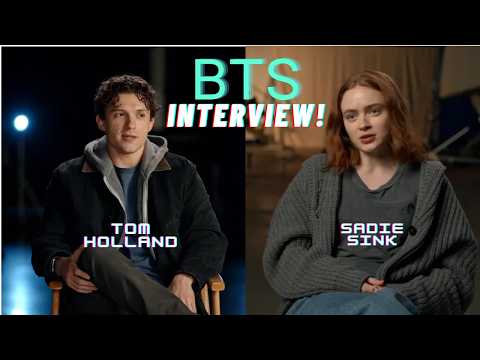 Tom Holland & Sadie Sink: Behind the Scenes of the Spider-Man & Jean Grey Crossover