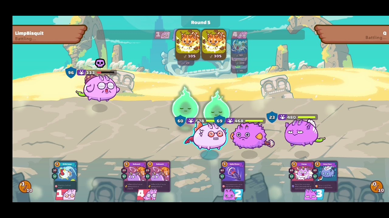 Axie Infinity 4hp Bloodmoon Curse