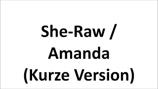Musikalische Entwicklung von She-Raw / Amanda (2003 - 2020) (Kurze Version)