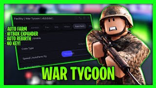 *NEW* War Tycoon Script - Auto Farm, Auto Rebirth, Hitbox, Aimbot & Many More (Keyless)