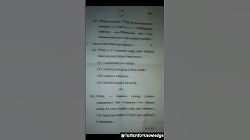 #bca Question Papers of #programming !! Question papers of programming in c 2023