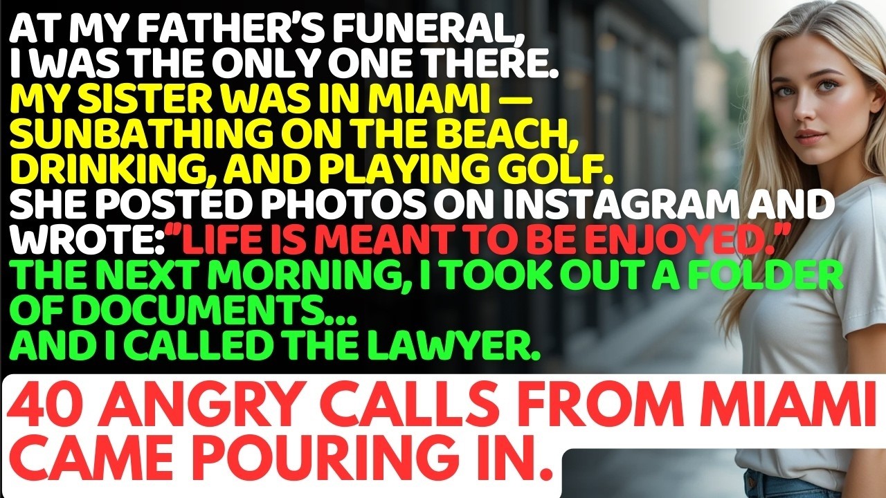My Sister Tried to Steal Everything at Our Mom’s Funeral… She Didn’t Know I Was Listening