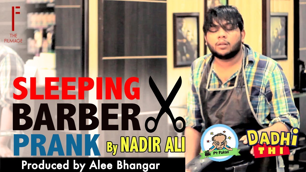 | Sleeping Barber Funny Prank | By Nadir Ali In | P4 Pakao |