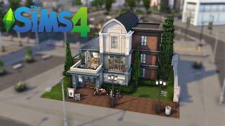 EUROPEAN APARTMENT AND CAFE 🍵🏙️The Sims 4 Stop Motion