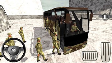 Army Bus Driver 2021 - Real Military Coach Bus Simulator Android Gameplay