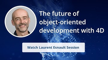 The future of object-oriented development with 4D • 4D Summit 2020 - Digital Experience