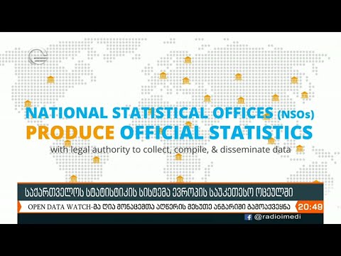 ისტორიაში პირველად, საქართველოს სტატისტიკის სისტემა ევროპის საუკეთესო ოცეულშია