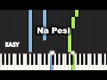 Na Pesi | EASY PIANO TUTORIAL BY Extreme Midi