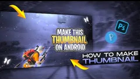 How To Make PUBG/BGMI Thumbnail😱 | BGMI/PUBG Thumbnail Tutorial On Android