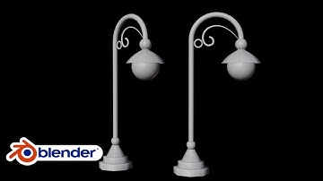Street light modelling for beginner in blender - Blender 3.4