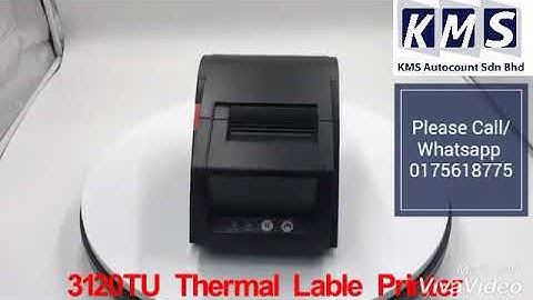 GPrinter GP3120TU Thermal Barcode Label Printer 80mm