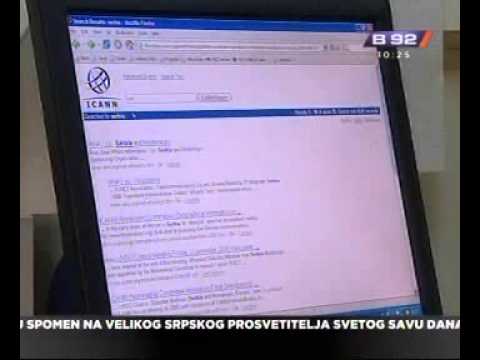 Počinje registracija .СРБ internet domena, TV B92, Vesti, 27.01.2012.