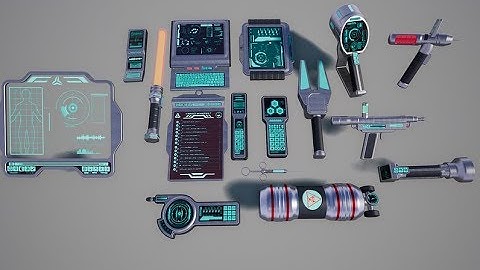 UE4: Sci-Fi Props Mega Pack 2