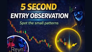 5 Second Entry Observation Strategy | How I Observe Entries In 5 Sec | Candlestick pattern study