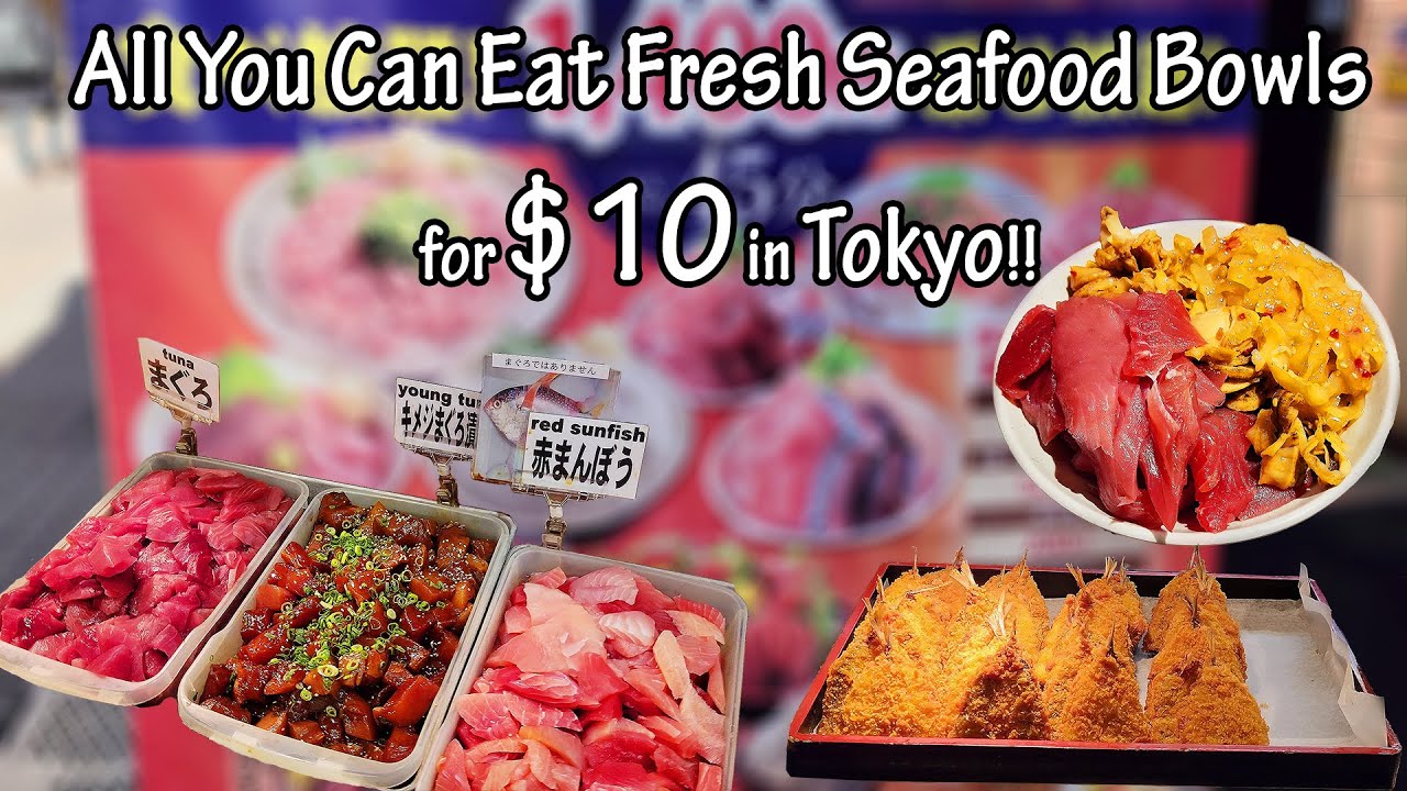 ALL YOU CAN EAT SEAFOOD BOWLS TOKYO $10 - NUMAZUKO KAISHO REVIEW