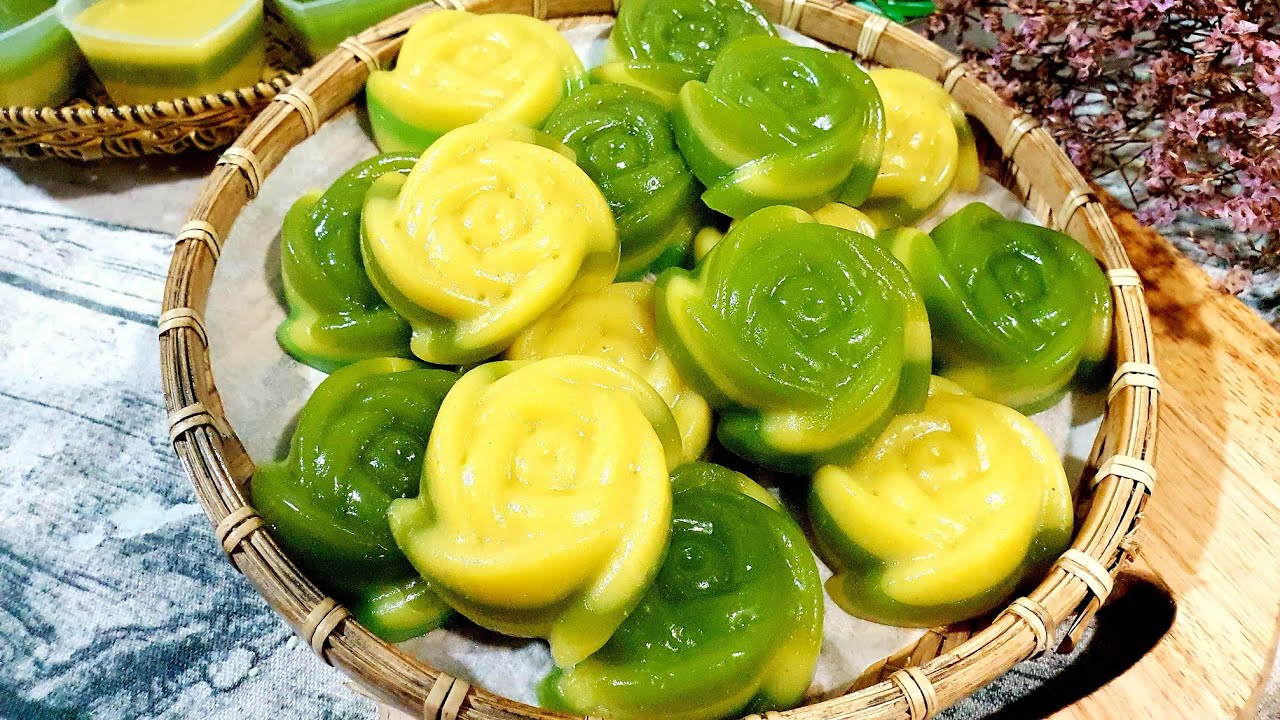 Bánh Da Lợn Cách Làm Bánh Da Lợn Đậu Xanh Lá Dứa Mềm Dẻo Youtube 