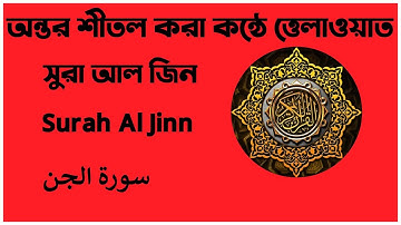 পৃথিবীর সেরা কন্ঠে সুরা আল জিন | Surah Al Jinn | سورة الجن