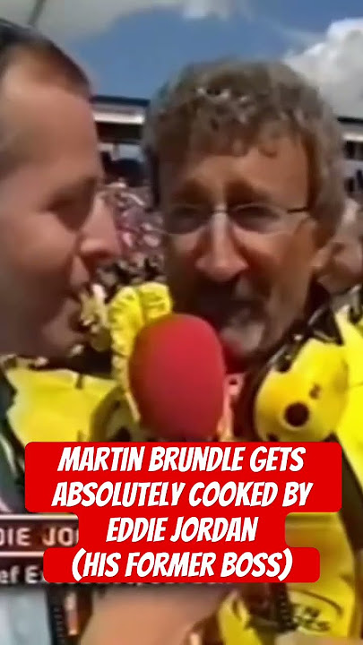 Martin Brubdle gets cooked by Eddie Jordan (His former boss) #f1 #formula1