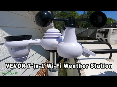VEVOR 7 in 1 Wi Fi Weather Station