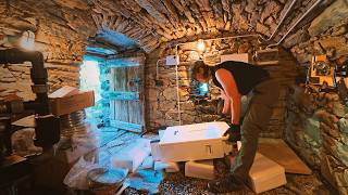 Off Grid Cabin, Installing My Off Grid Solar System, Log Fence  | EP 127