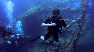 Baptême De Plongée Corine Sophie Renaud & Julie Abyss Amed Bali Indonésie