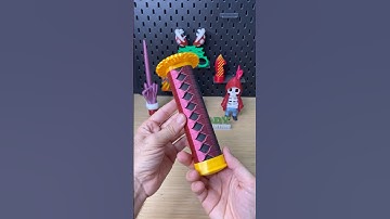 3D Printed Build Your Own Katana Kit