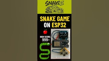 Built Snake Game on ESP32 🐍🔥 Watch it run on a tiny OLED!