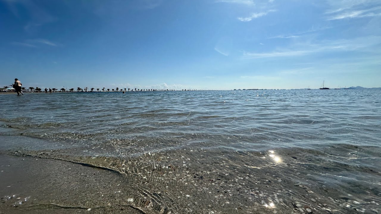 Un paseo por el Mar Menor. Playa de Villananitos, en San Pedro del Pinatar, Lo Pagán (22/10/24)