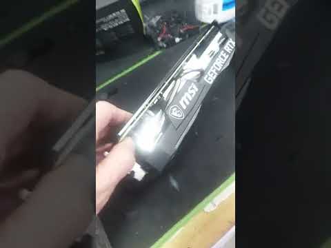   화면이깨져요 제조사AS불가 Msi Rtx3070 벤투스 임의분해 및 채굴