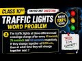 The traffic lights at three different road crossings change after every 45 seconds, 75 seconds