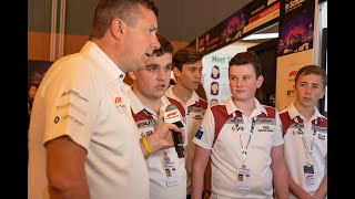 Interviews in F1 in Schools Students.