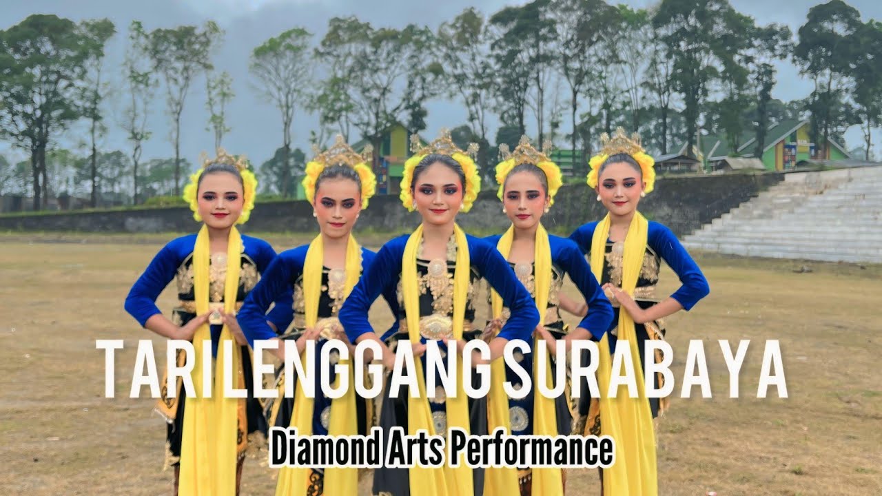 Tari Lenggang Surabaya - Diamond art Lumajang @gitomaron kompetisi  Panggung Ekspresi Anak Ind'25