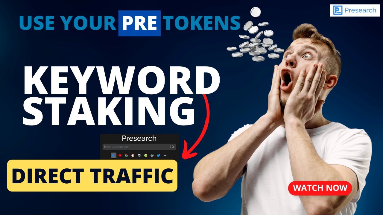 How to stake PRE tokens to direct traffic from searches to you! - YouTube